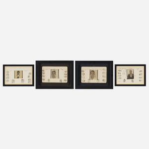 Collection of four mug shots