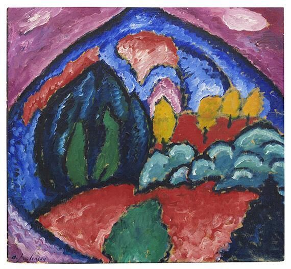Alexej Jawlensky, Berge in Oberstdorf