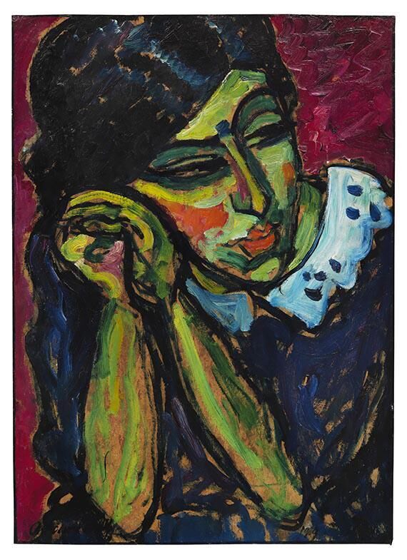 Alexej Jawlensky, Mädchen mit Zopf