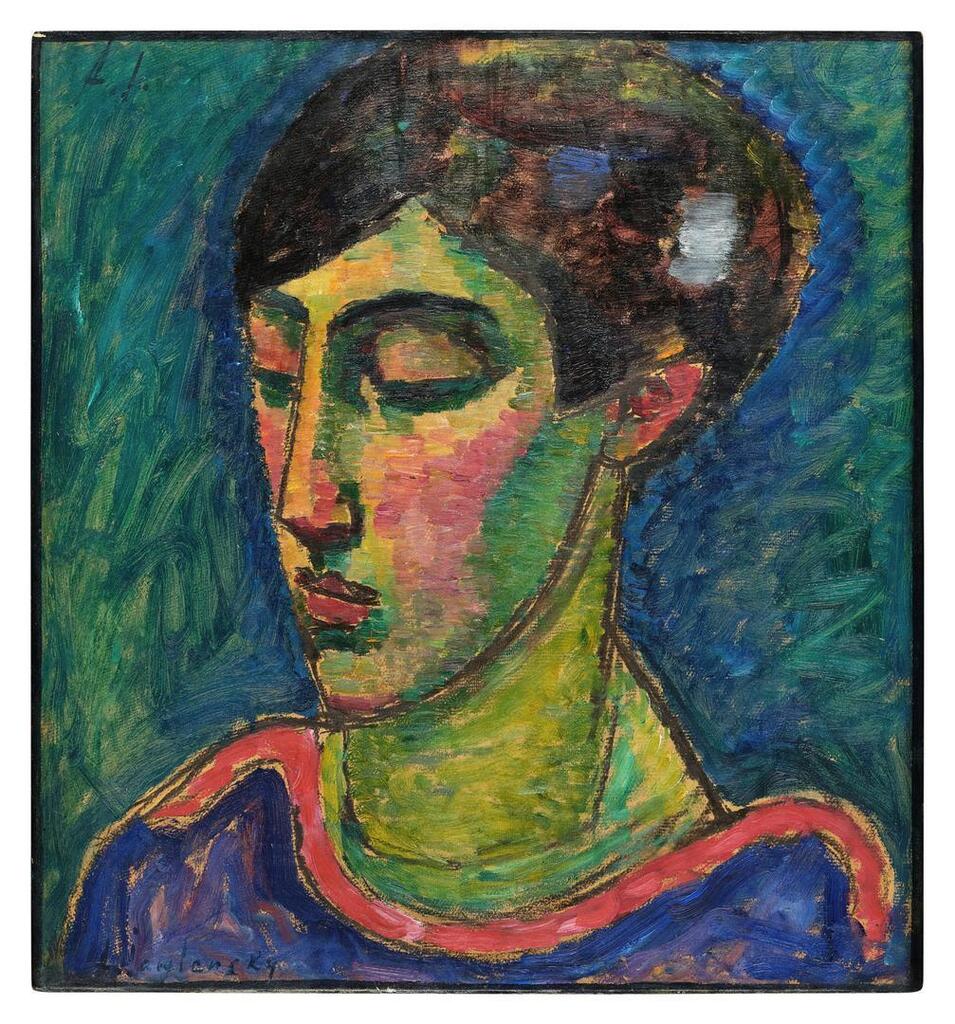 Alexej Jawlensky, Mädchenkopf (Head of a Girl)