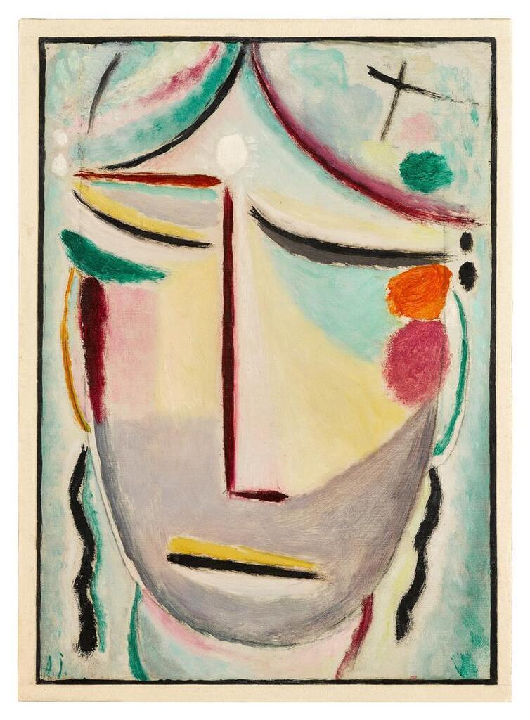 Alexej Jawlensky, Heilandsgesicht: Mondlicht (Verheissung) (Savior's Face: Moonlight (Annunciation))
