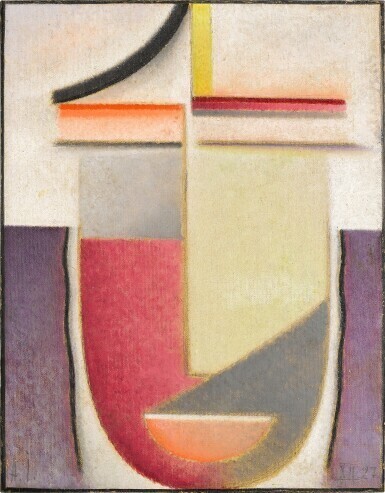 Alexej Jawlensky, Abstrakter Kopf: Winter (Abstract head: Winter)