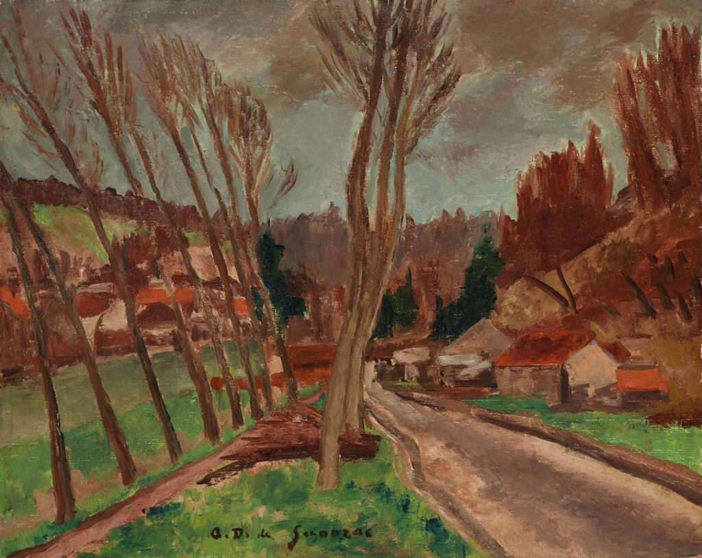 Crécy-la-Chapelle, la route de Voulangis