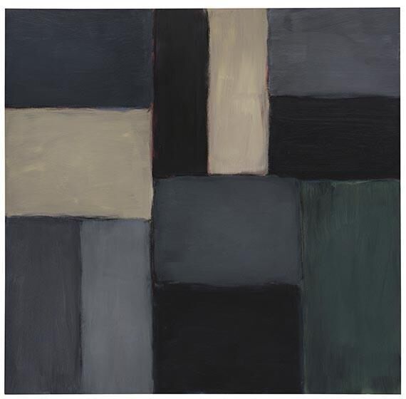 Sean Scully, Wall of Light Green Grey