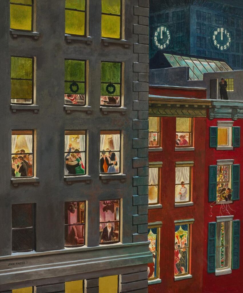 Apartment Dwellers on New Year's Eve