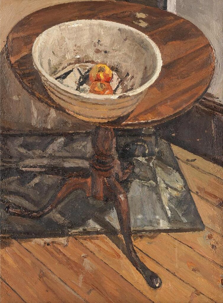 Small Still Life on a Round Table