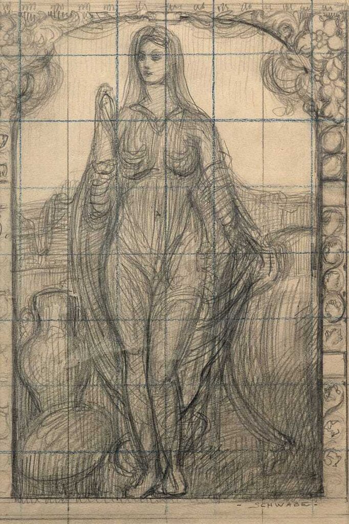 Bather with Amphorae