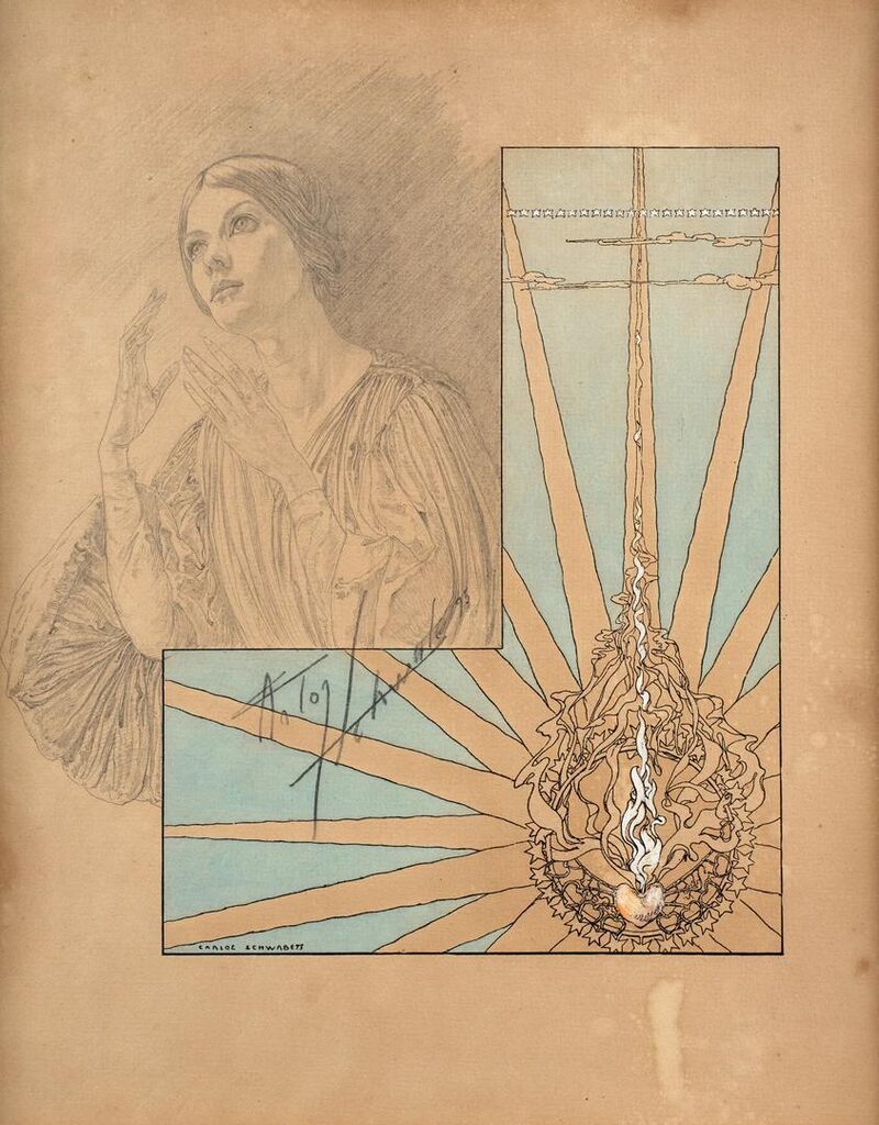 Study for The Smoking Heart
