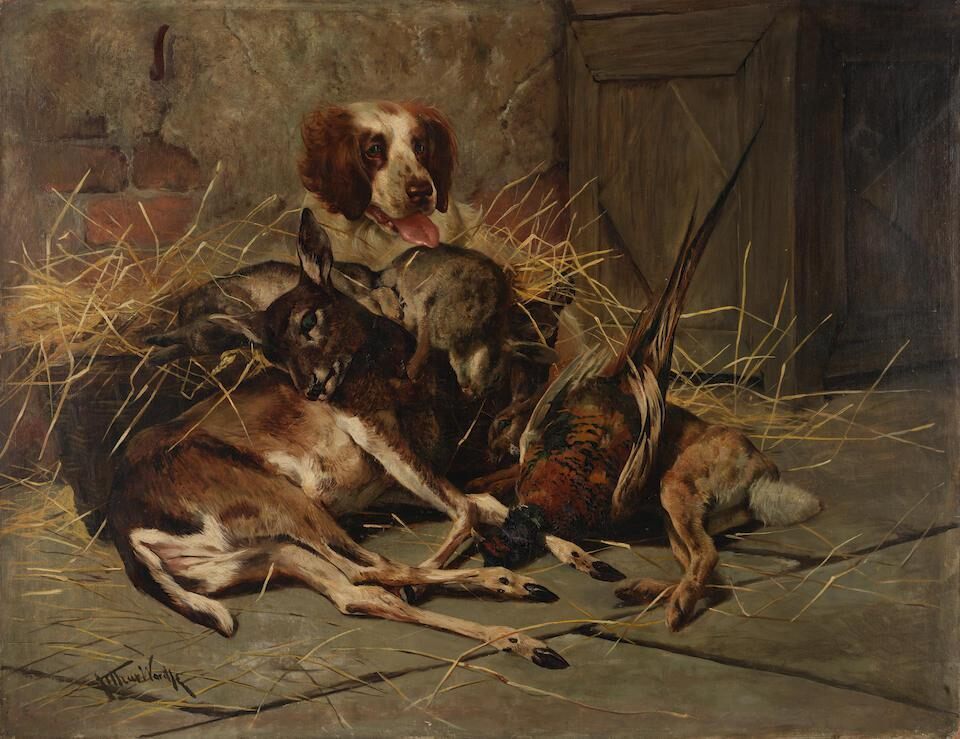 Spaniel with game