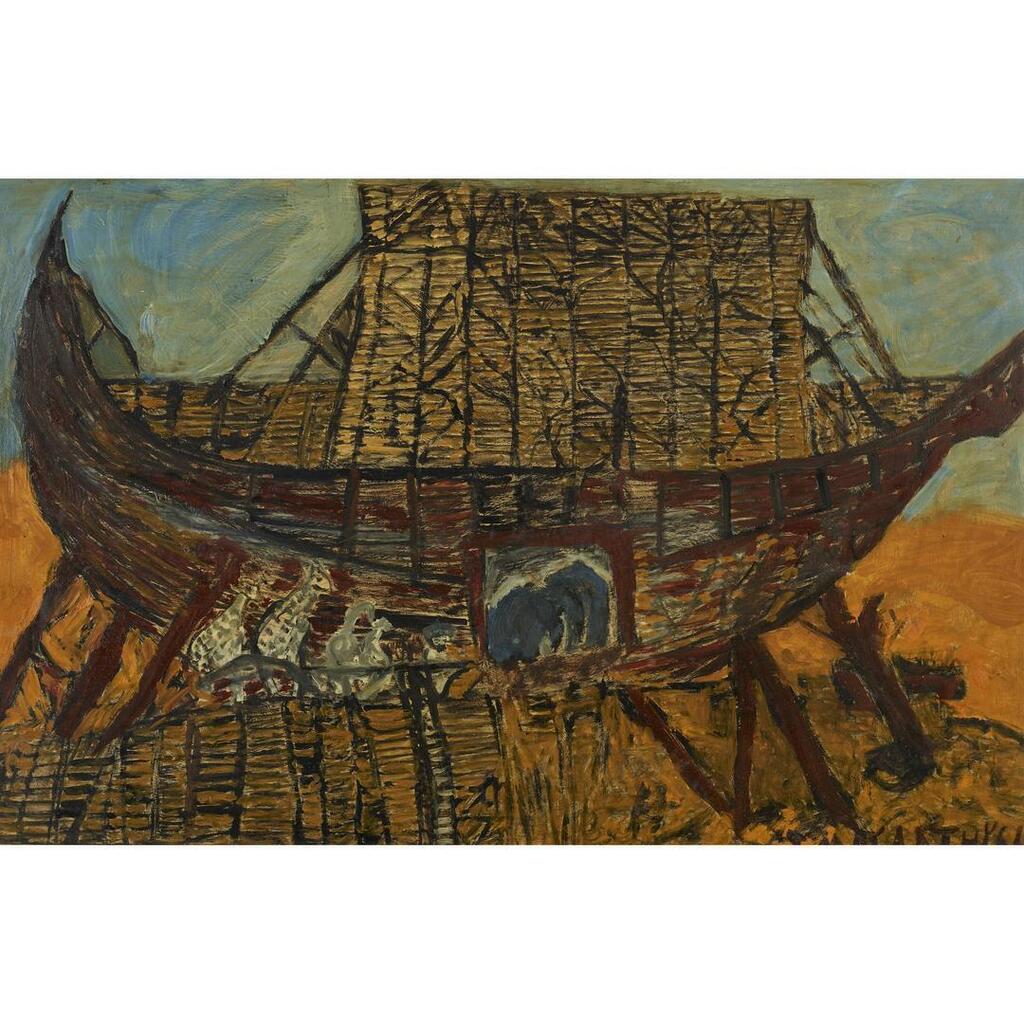 Noah Leading the Animals into the Ark