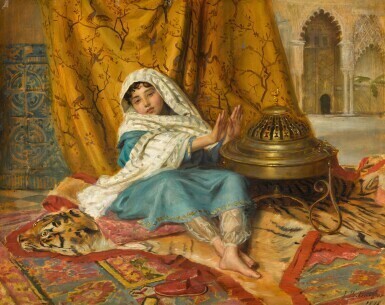In the Alhambra, Warming her Hands