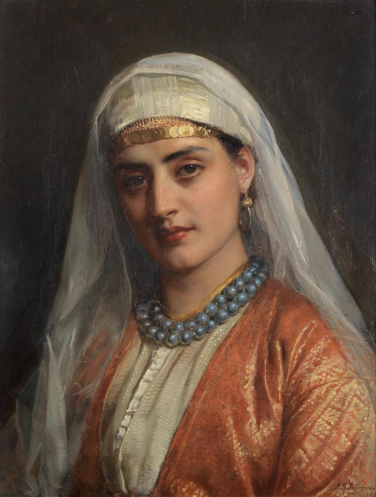 The blue necklace
