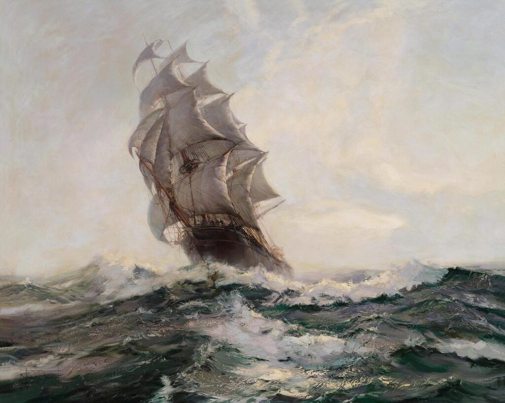 Dawn Mists, the Clipper Nicoya