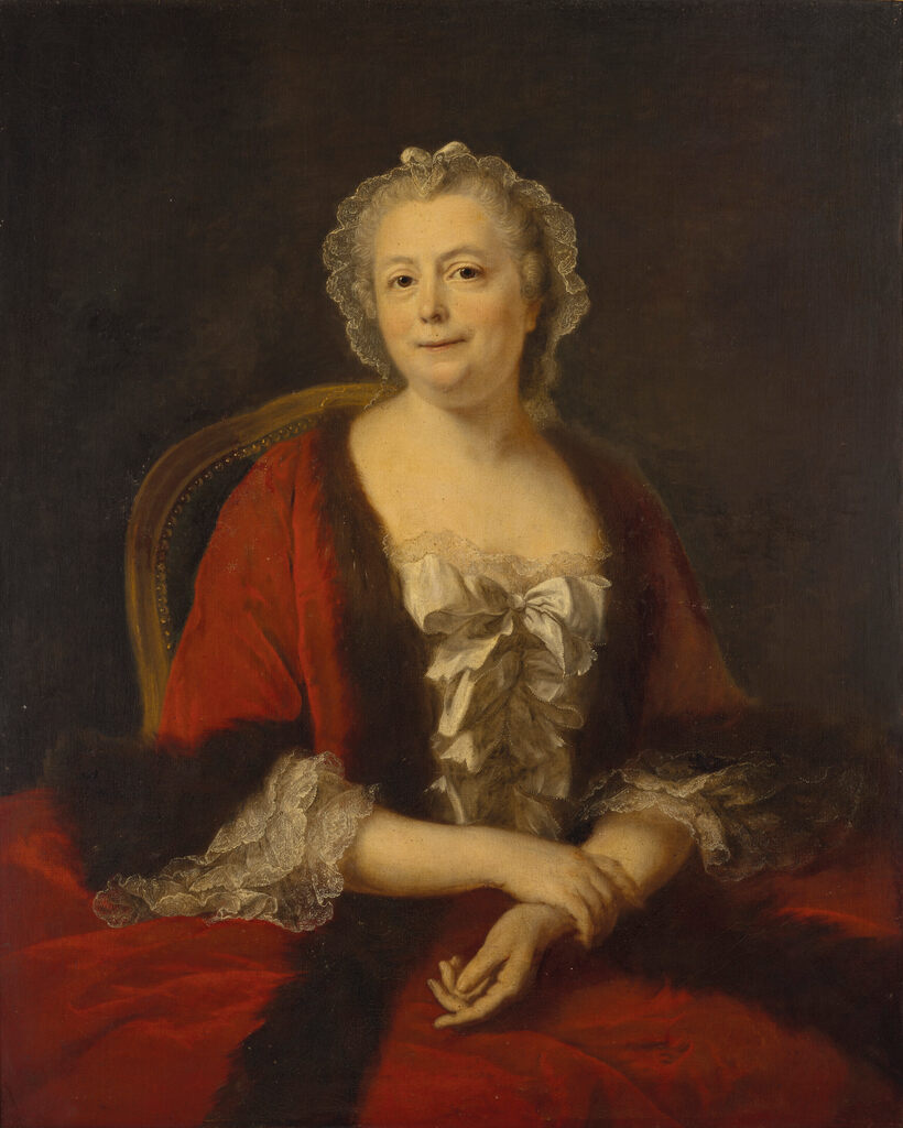 Portrait d'une femme assise