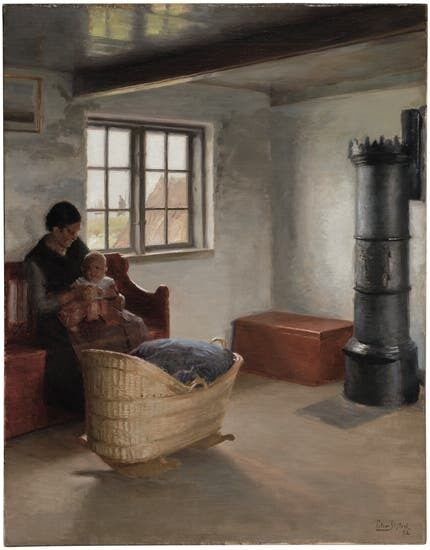 Mother and Child (Interiør fra et fiskerhjem i Hornbæk)