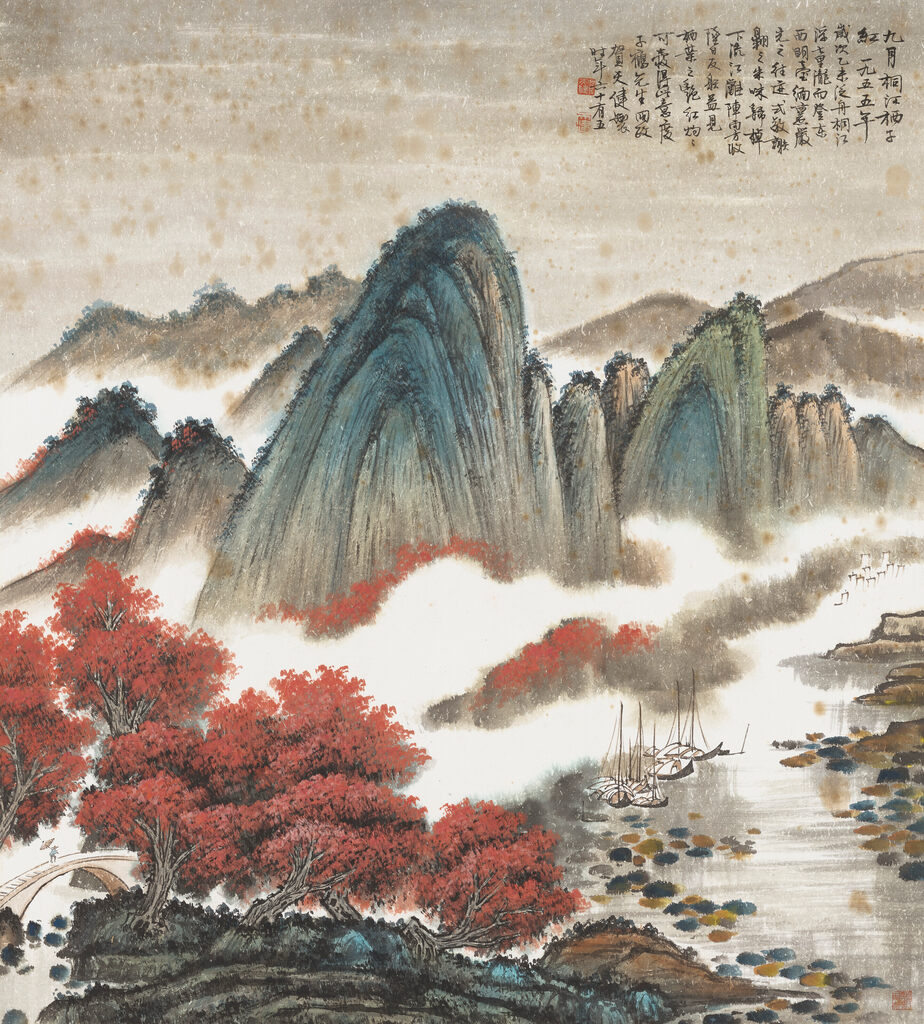 Autumn Scenery of the River Tong