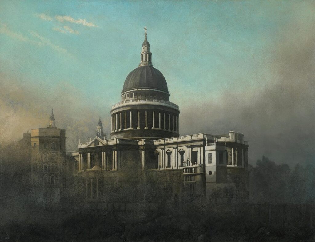 St Paul's Rising out of the Fog