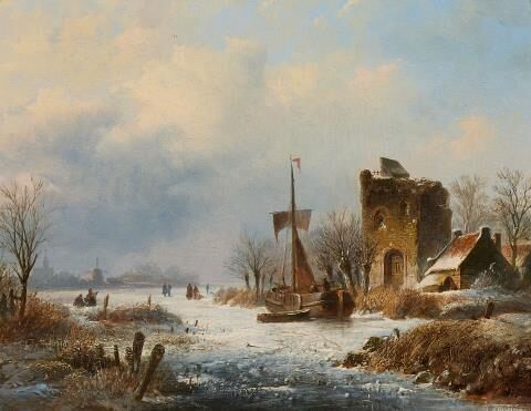 Winter Landscape with a Tower
