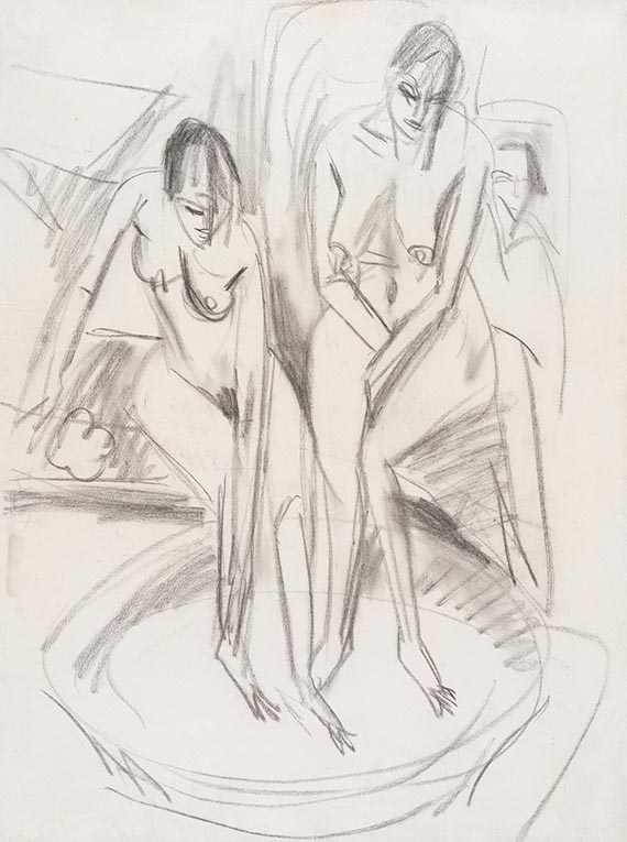 Ernst Ludwig Kirchner, Badende im Tub
