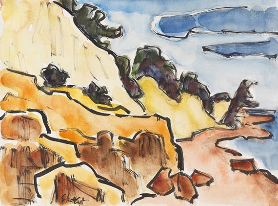 Karl Schmidt-Rottluff, Steilküste (Ostsee)