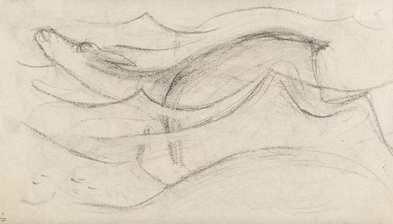 Franz Marc, Schwimmendes Reh