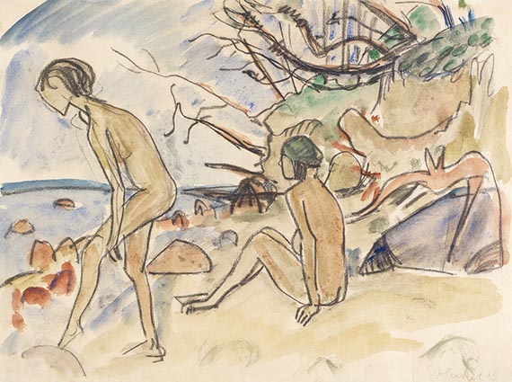 Erich Heckel, Am Strande