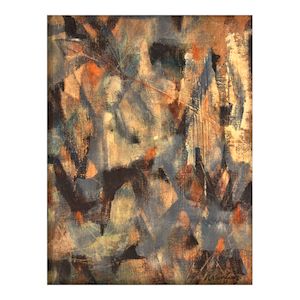 RAÚL MARTÍNEZ (1927-1995) Untitled 15 7/8 x 12 7/8 in (40.4 x 32.6 cm) (Painted in 1958)