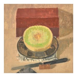 Study for Melon Painting 10 1/4 x 10 1/4 in (26 x 26 cm) (Executed in 2022)