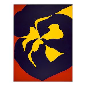 Indigo 105 1/8 x 80 in (267 x 203.2 cm) (Painted in 1970)