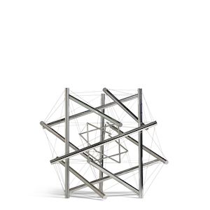 Double Shell Form 19 1/2 x 24 x 24 in (49.5 x 61 x 61 cm) (Executed in 1979. This work is number one from an edition of four)