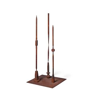 Trafalgar Plaza - 3 33 x 14 3/4 x 14 in (83.8 x 37.5 x 35.6 cm) (Executed in 1981)