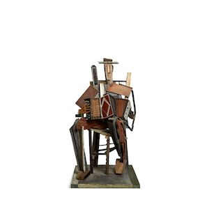 Zydeco II 32 x 18 x 16 1/4 in (81/3 x 45.7 x 41.3 cm) (Executed in 1995. This work is unique)