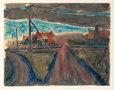 A house near a crossroads