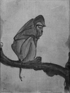 A monkey