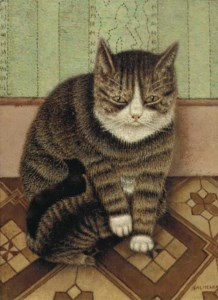 Poes met jongen - Cat with kittens