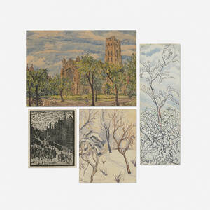 The Chapel in Summer; Windy Morning; Light Frost; Snow Shells (four works)