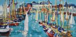 Deauville ; le bassin de plaisance