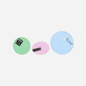 Sticker Painting #1, 2, and 3 (three works)