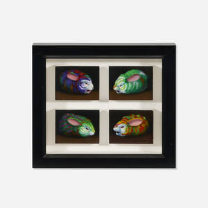 GMO Bunnies Gen.5 #10, #17, #18, #32 (four works)