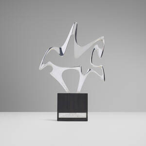 Abstract horse sculpture