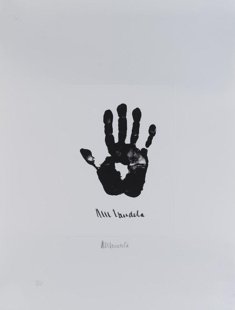 Hand of Africa (Right Hand), from Impressions of Nelson Mandela