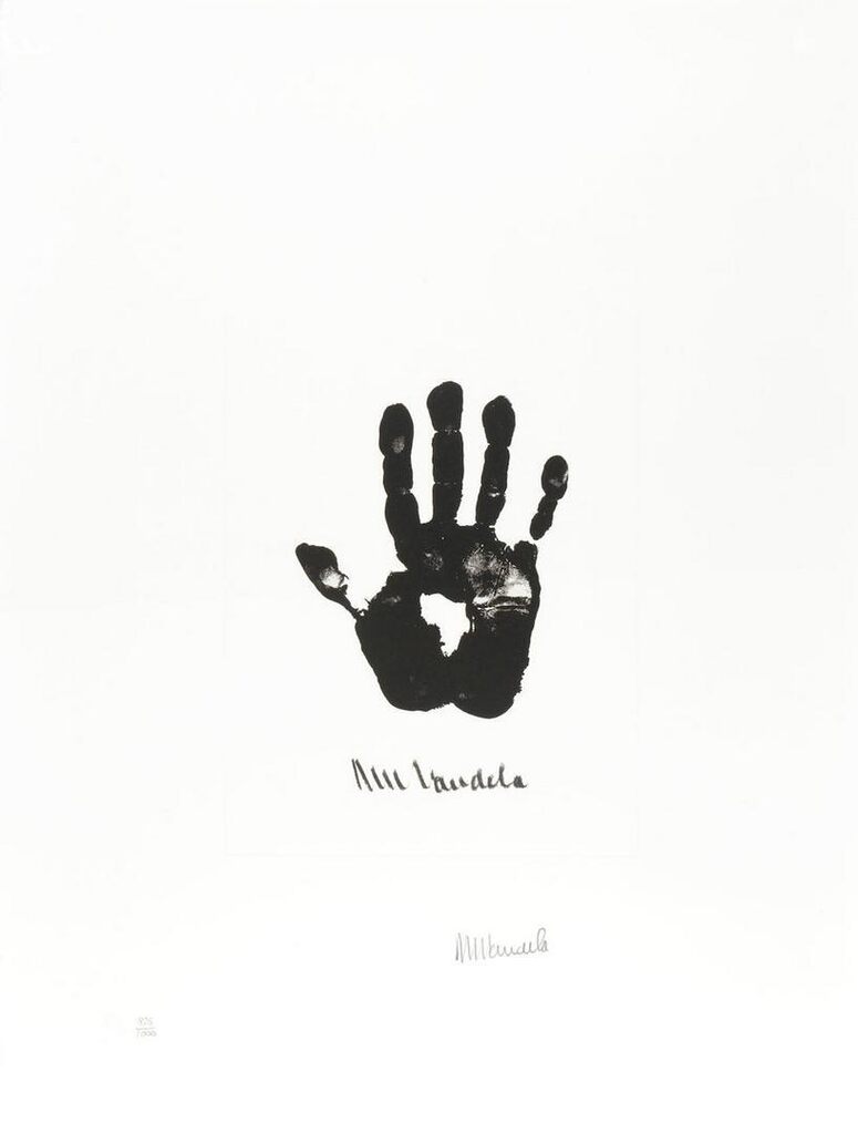 Hand of Africa (Right Hand), from Impressions of Nelson Mandela