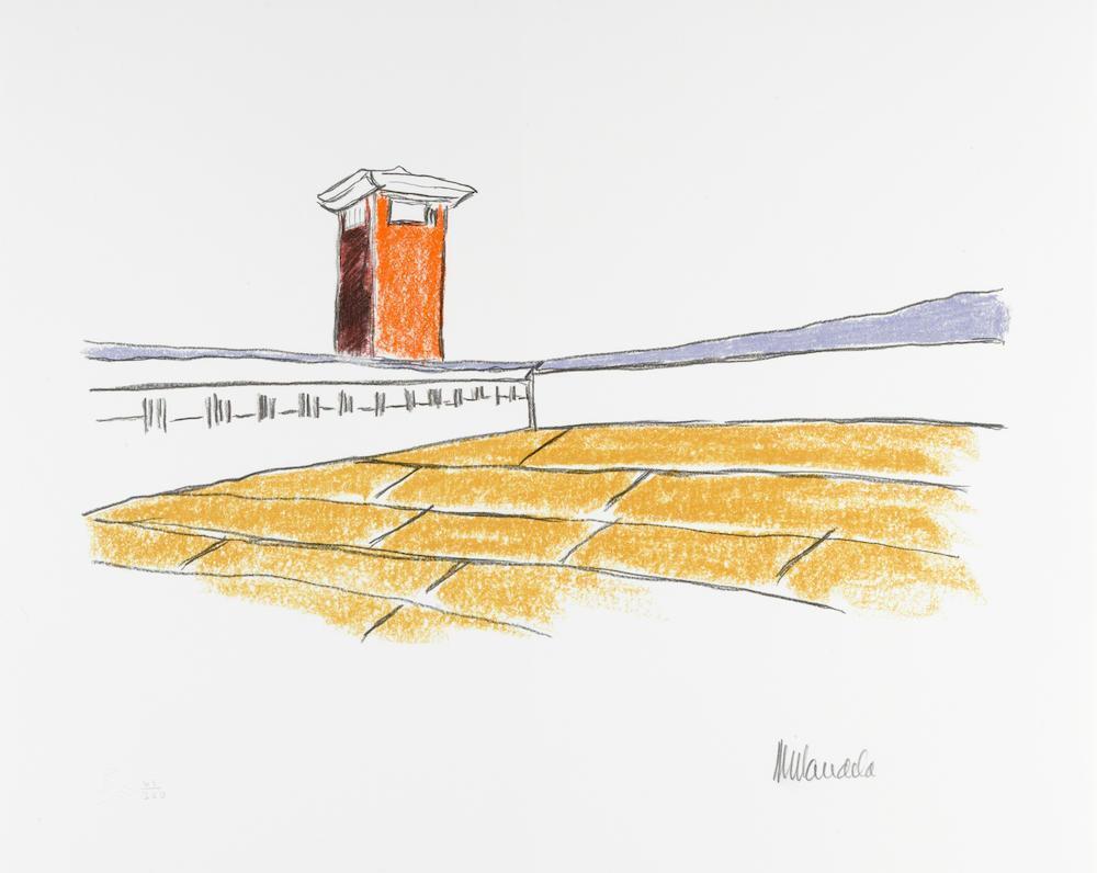 Tennis Court, from 'Reflections of Robben Island'