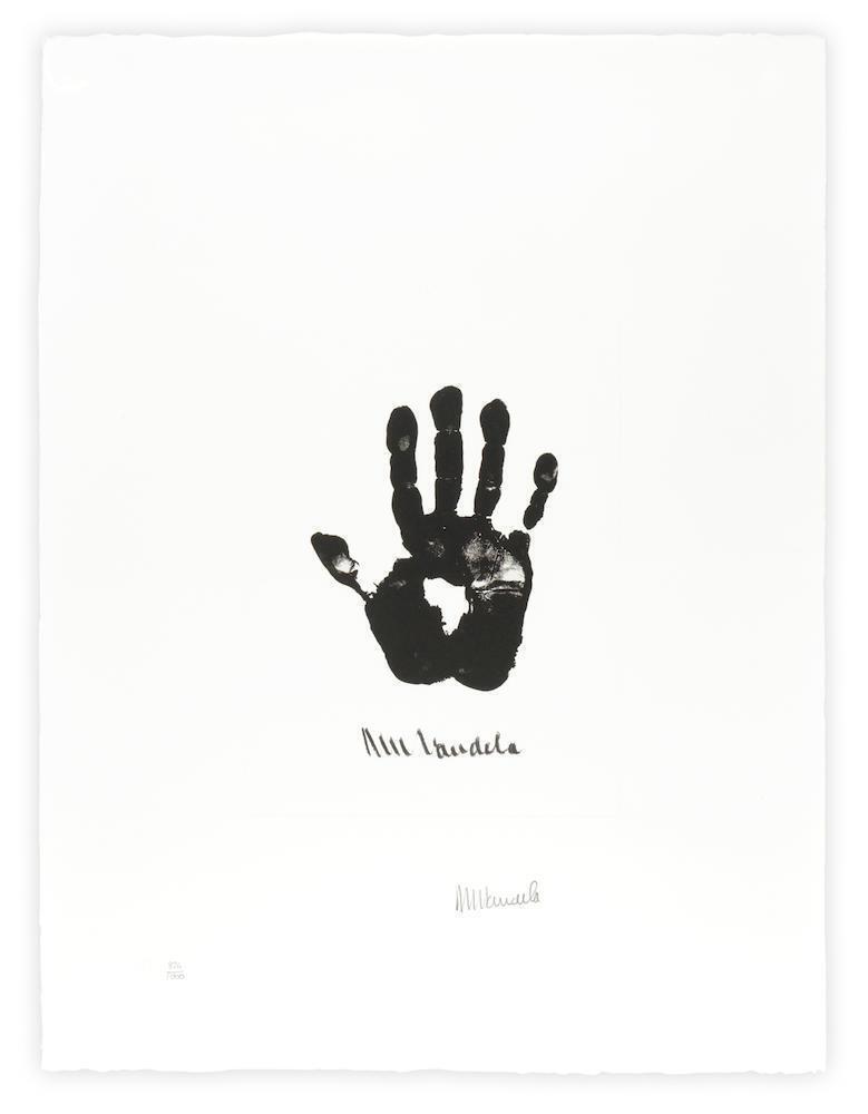 Hand of Africa (Right Hand), from 'Impressions of Nelson Mandela'