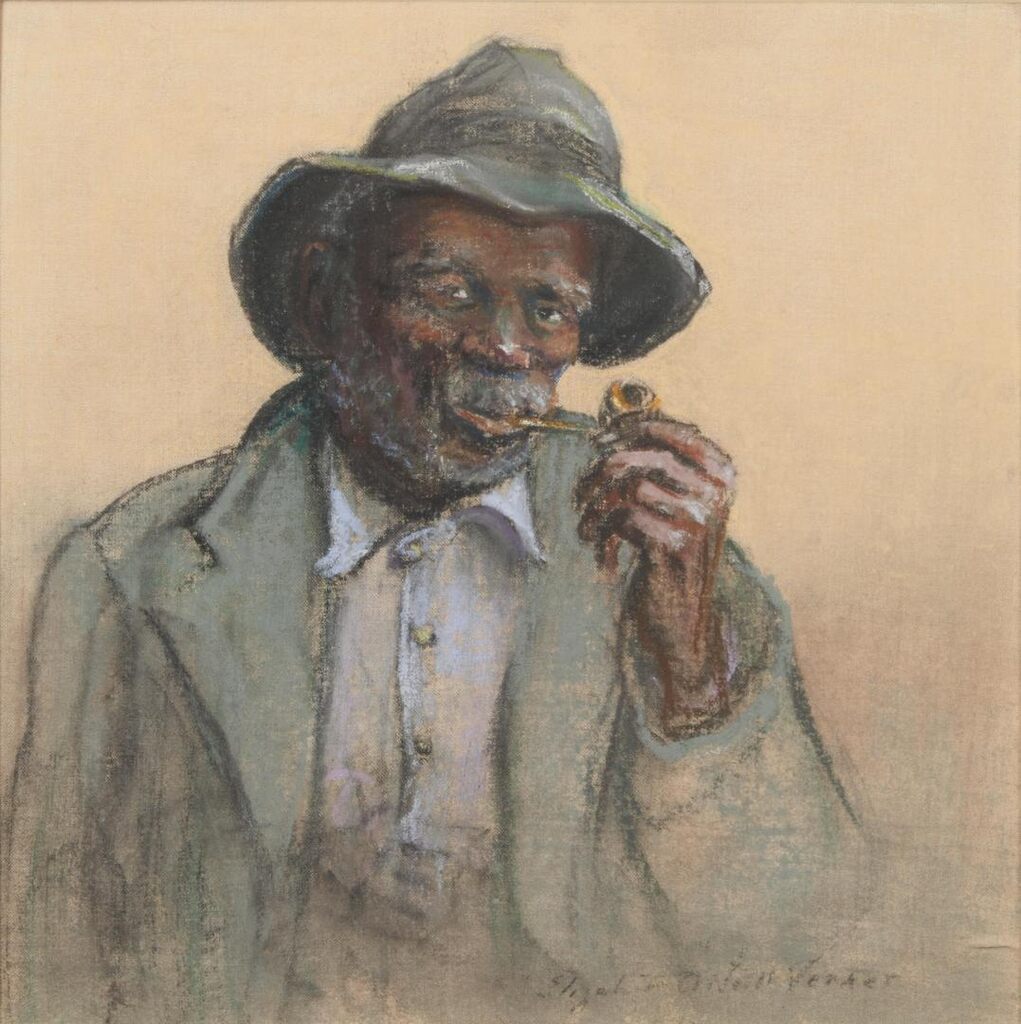 A Pair of Pastel Portraits: Old Joe and Old Mary