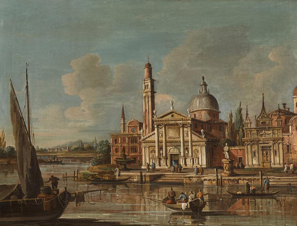 Venice, A View of the Island of San Giorgio Maggiore from the Bacino