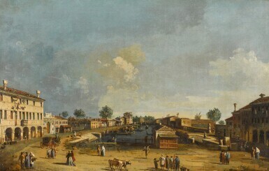 Mestre, a view of the Riva delle Barche and the Antica Posta