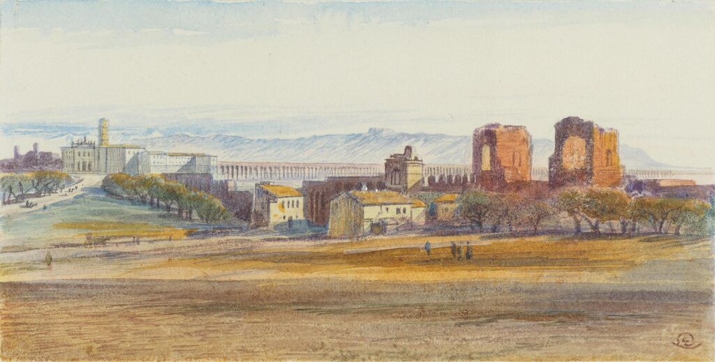 St John Lateran and the Claudian Aqueduct, Rome
