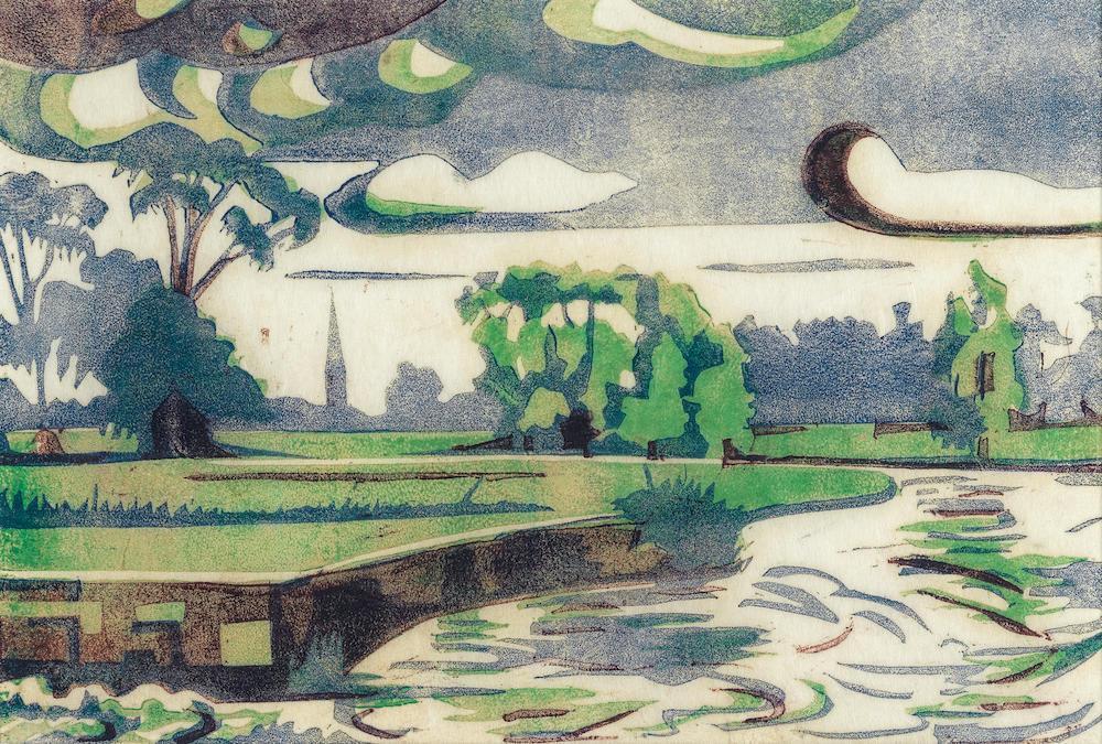 Landscape With A Church Spire