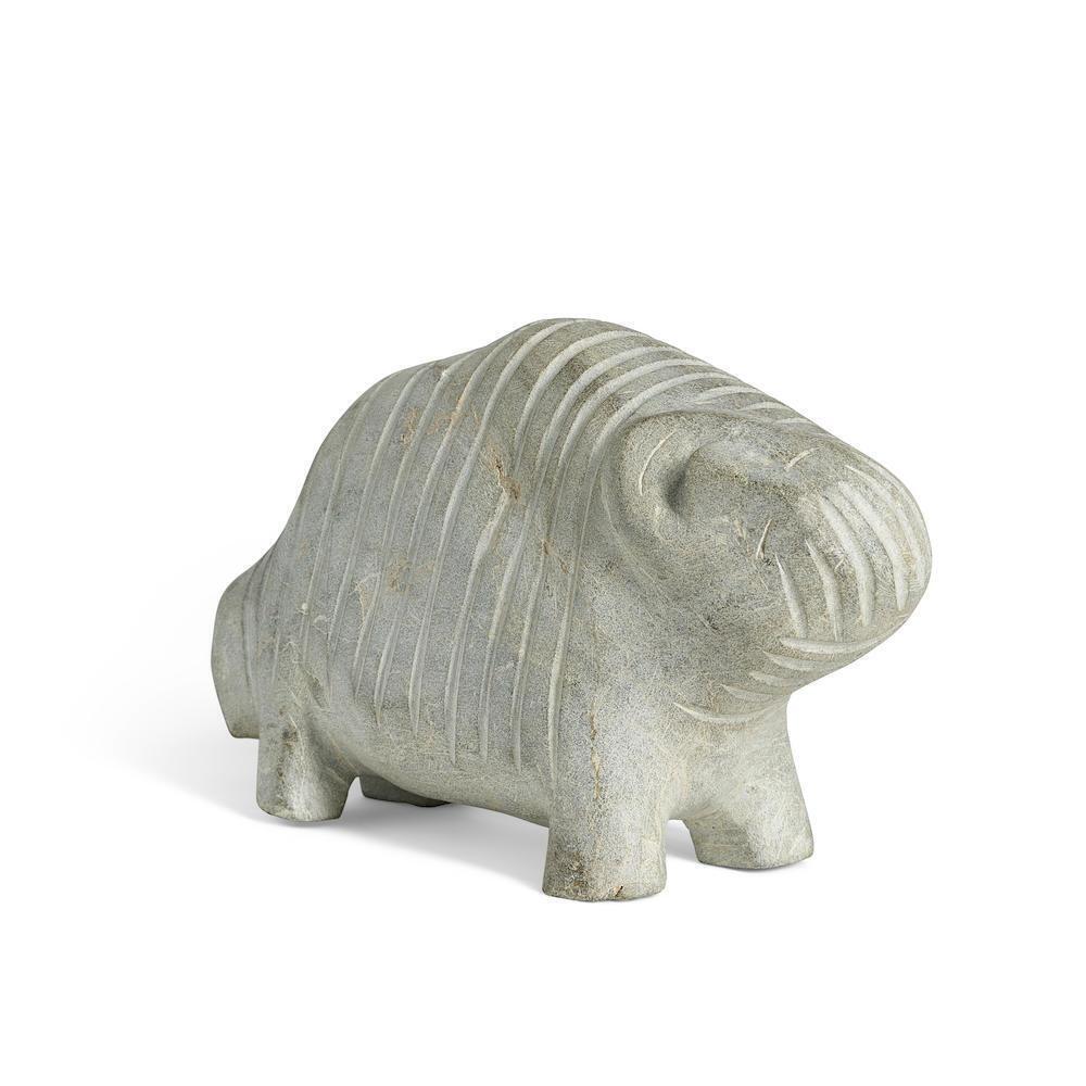 A human/muskox transformation figure